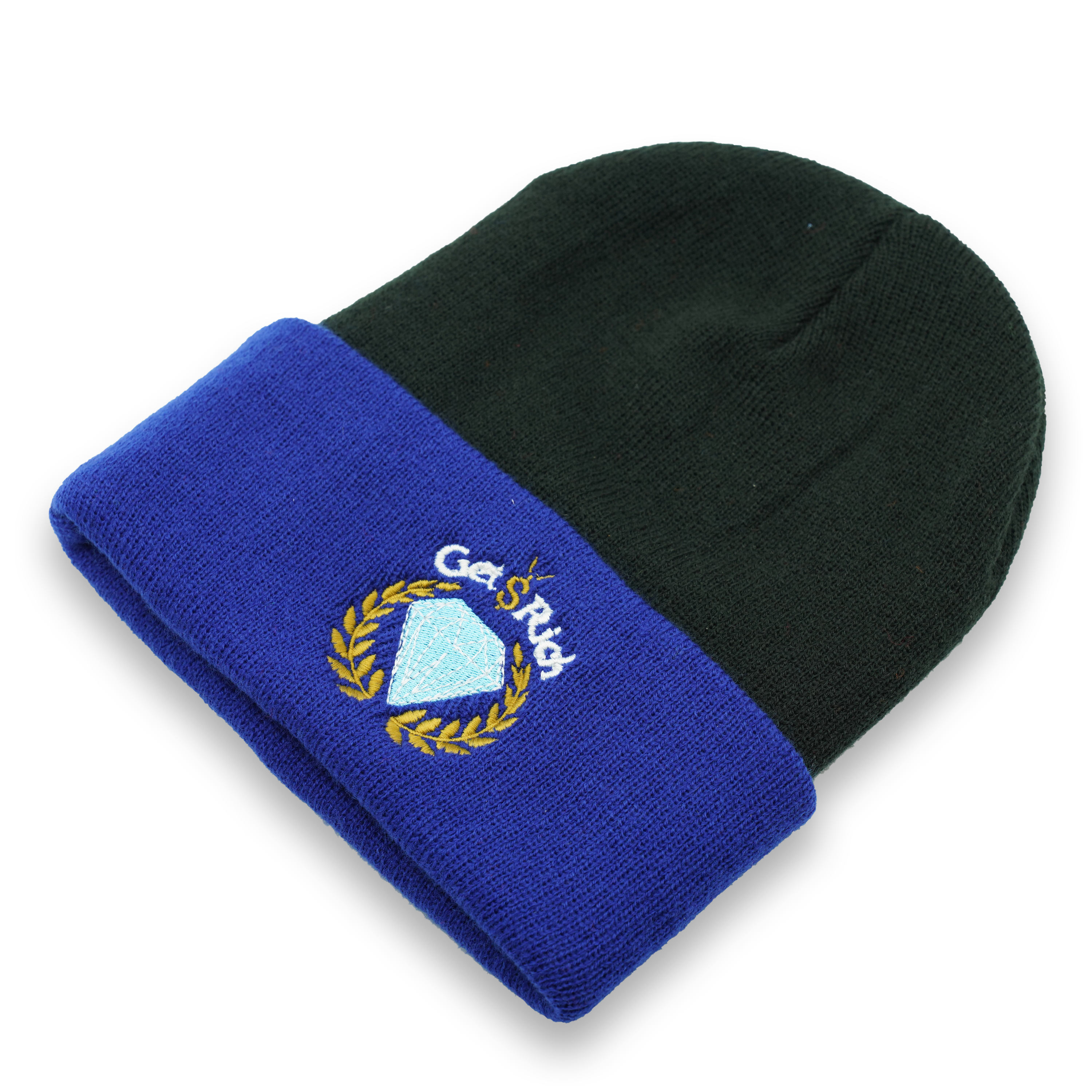 Get Rich Custom Made Two-Tone Beanie