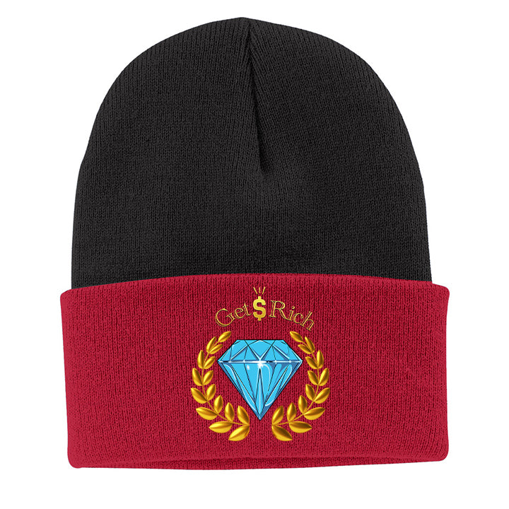 Get Rich Custom Made Two-Tone Beanie